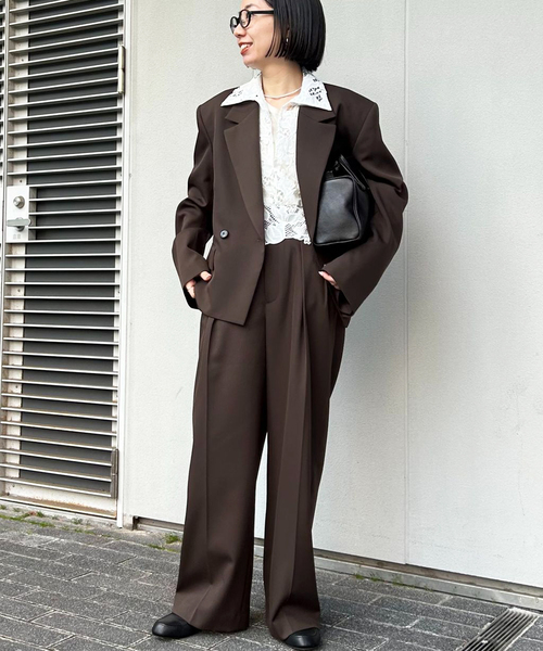 journal standard L'essage(ジャーナルスタンダードレサージュ)の「《追加》ケミカルコードレースノースリーブブラウス(シャツ/ブラウス・レディース・ホワイト/ブラック・FREE)」の11枚目の写真