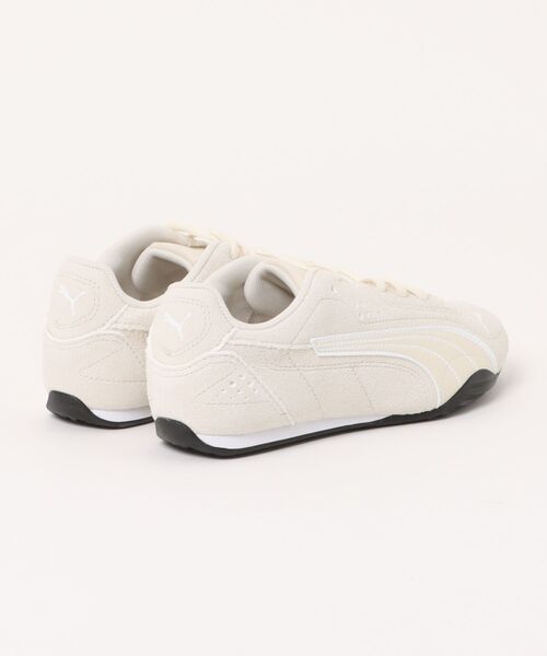 PUMA(プーマ)の「PUMA プーマ CATCH SD【軽量】レディーススニーカー 薄底 ロープロファイル(キャッチスエード) 402681 09 アルパインスノー/プーマホワイト(スニーカー・レディース・ベージュ系その他3・23.0cm)」の2枚目の写真