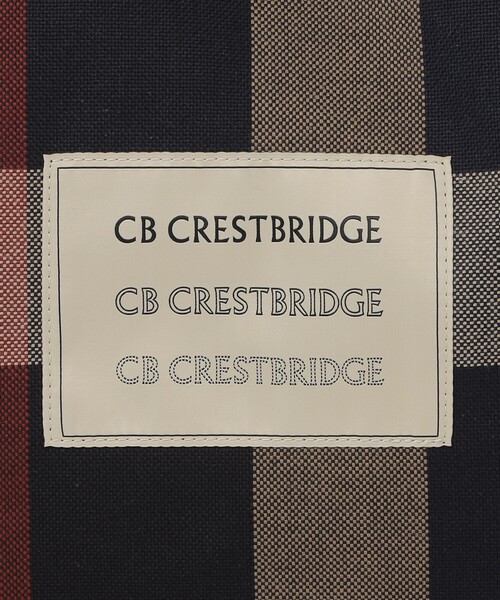 CB CRESTBRIDGE(シービークレストブリッジ)の「クレストブリッジチェックトート(トートバッグ・レディース・ライトベージュ/ブルー系その他7・FREE)」の14枚目の写真