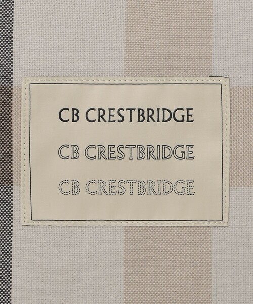 CB CRESTBRIDGE(シービークレストブリッジ)の「クレストブリッジチェックトート(トートバッグ・レディース・ライトベージュ/ブルー系その他7・FREE)」の6枚目の写真
