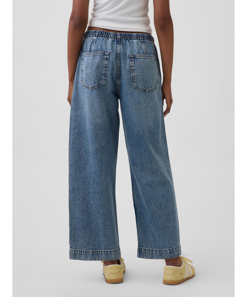 GAP(ギャップ)の「ローライズ '90S ルーズフィット イージーウエスト クロップドデニム(デニムパンツ・レディース・インディゴブルー・L/M/XS/S/XXS)」の7枚目の写真