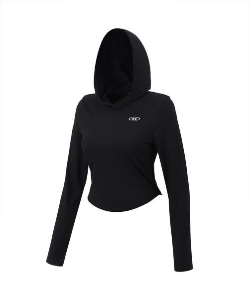 BORN TO WIN（ボーントゥウィン）の「W B-SOFT EASY HOODIE [BLACK]（パーカー・レディース・その他・1/2/3）」の2枚目の写真