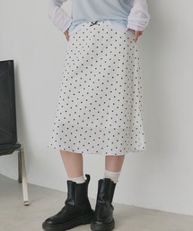 ad thie（アドティエ）の「アソートパターン シアーミディ丈スカート（スカート）」