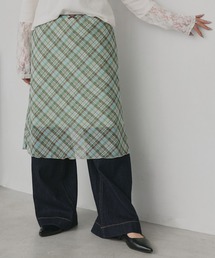 ad thie（アドティエ）の「アソートパターン シアーミディ丈スカート（スカート）」