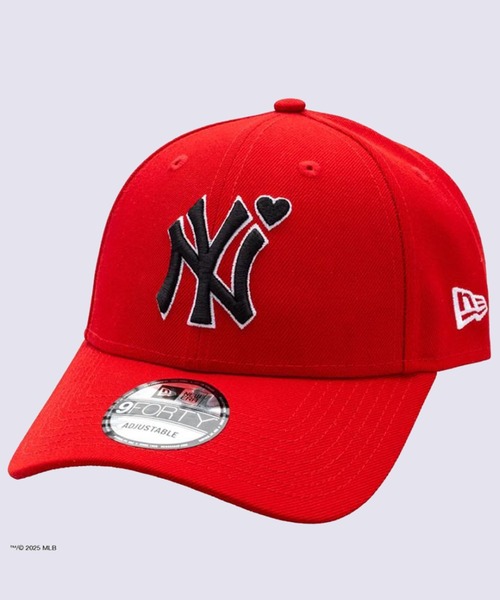 BASICKS（ベイシックス）の「x Newera Yankees Cap（キャップ・メンズ・レッド/ブラック・FREE）」の2枚目の写真