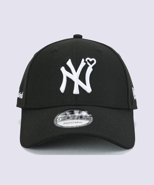 BASICKS（ベイシックス）の「x Newera Yankees Cap（キャップ・メンズ・レッド/ブラック・FREE）」の3枚目の写真