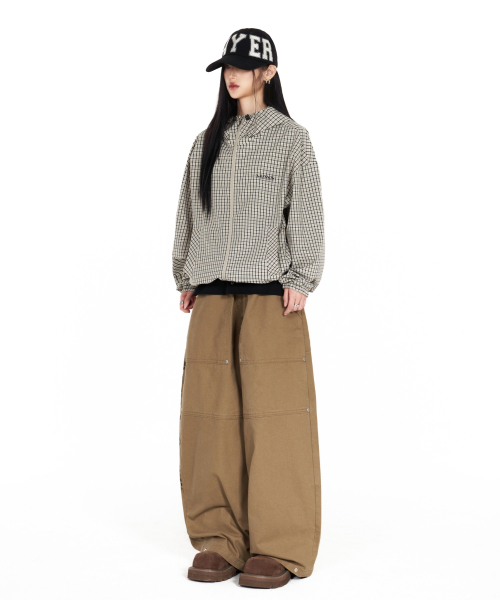 IDWS（アイドンワナセル）の「Vortex Check Windbreaker Ivory（ナイロンジャケット・レディース・その他・1/2/0）」の16枚目の写真