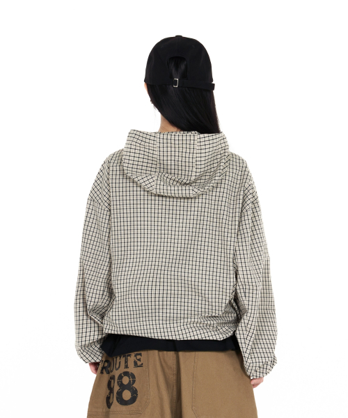 IDWS（アイドンワナセル）の「Vortex Check Windbreaker Ivory（ナイロンジャケット・レディース・その他・1/2/0）」の17枚目の写真