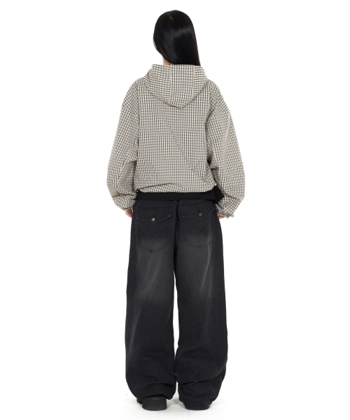 IDWS（アイドンワナセル）の「Vortex Check Windbreaker Ivory（ナイロンジャケット・レディース・その他・1/2/0）」の18枚目の写真