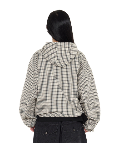 IDWS（アイドンワナセル）の「Vortex Check Windbreaker Ivory（ナイロンジャケット・レディース・その他・1/2/0）」の19枚目の写真