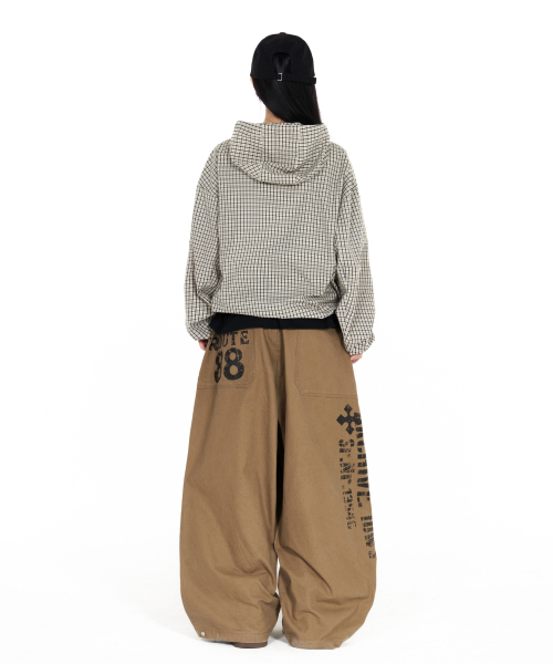 IDWS（アイドンワナセル）の「Vortex Check Windbreaker Ivory（ナイロンジャケット・レディース・その他・1/2/0）」の20枚目の写真