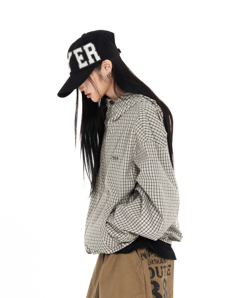 IDWS（アイドンワナセル）の「Vortex Check Windbreaker Ivory（ナイロンジャケット・レディース・その他・1/2/0）」の21枚目の写真