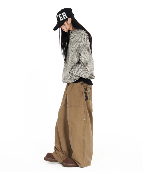 IDWS（アイドンワナセル）の「Vortex Check Windbreaker Ivory（ナイロンジャケット・レディース・その他・1/2/0）」の12枚目の写真