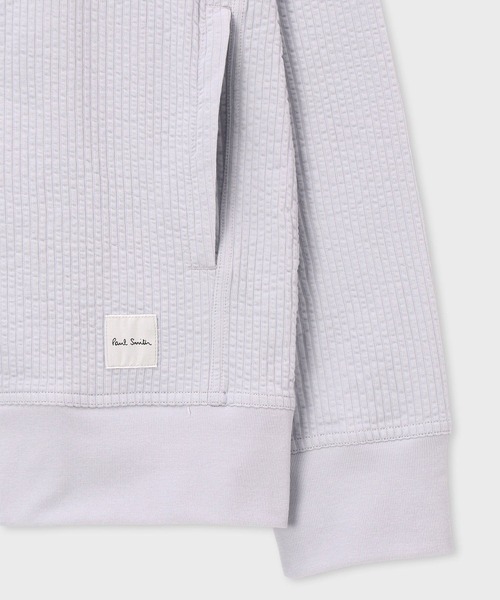 Paul Smith（ポールスミス）の「ニットサッカー ジップアップブルゾン【853361 7134S】（ブルゾン・メンズ・ネイビー/グレー/ブラック・LARGE/MEDIUM）」の12枚目の写真