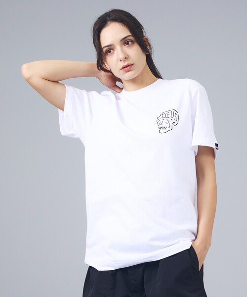 DEUS EX MACHINA（デウスエクスマキナ）の「【DEUS / デウス】VENICE SKULL / バックプリント 半袖Tシャツ / ユニセックス（Tシャツ/カットソー・メンズ・ブラック/ホワイト・M）」の6枚目の写真