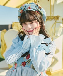 kutir（クティール）の「【クティールとレトロ】ゴブランリボンベレー帽（ハンチング/ベレー帽）」