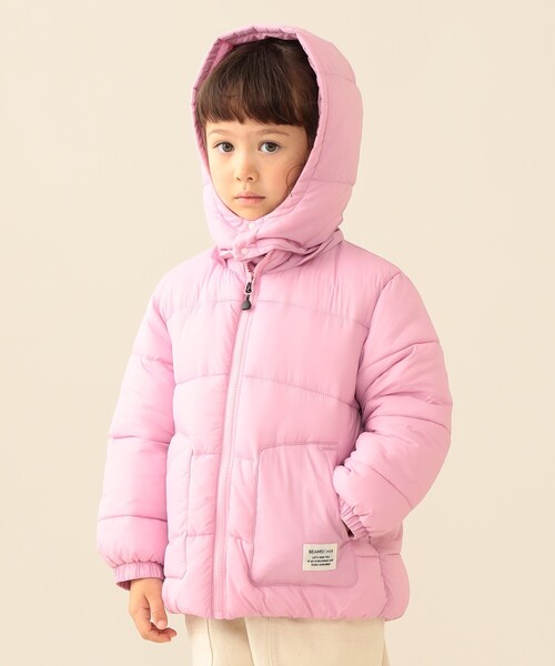 BEAMS mini(ビームスミニ)の「機能綿 フード ブルゾン 2026FW(90~150cm)カジュアル プチプラ 通園 通学(ブルゾン・キッズ・ピンク/その他/ネイビー・110/100/150/90/140/130/120)」の1枚目の写真