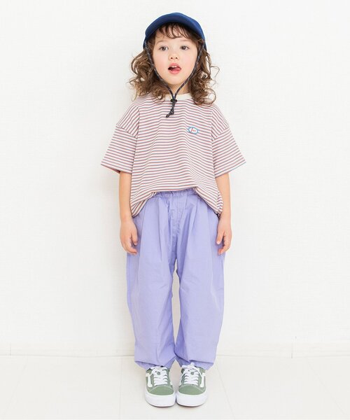 BREEZE（ブリーズ）の「【リンク】ミジンボーダー半袖Tシャツ（Tシャツ/カットソー・キッズ・イエロー/グリーン/レッド・80/90/100/110/120/130/140）」の4枚目の写真