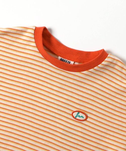 BREEZE（ブリーズ）の「【リンク】ミジンボーダー半袖Tシャツ（Tシャツ/カットソー・キッズ・イエロー/グリーン/レッド・80/90/100/110/120/130/140）」の19枚目の写真