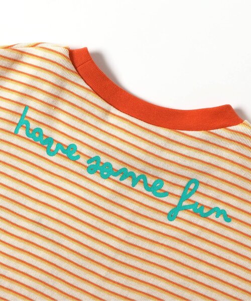 BREEZE（ブリーズ）の「【リンク】ミジンボーダー半袖Tシャツ（Tシャツ/カットソー・キッズ・イエロー/グリーン/レッド・80/90/100/110/120/130/140）」の21枚目の写真