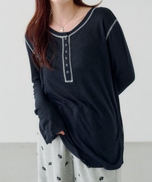 とろみヘンリーロンTEE