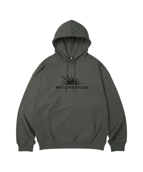 WILDROCK(ワイルドロック)の「サンバーストオーバーサイズフード_8COL(パーカー・メンズ・ブラック/チャコール/ベージュ/ダークグレー/ネイビー/バーガンディー/ブルー/アイボリー・SMALL/MEDIUM/LARGE)」の10枚目の写真