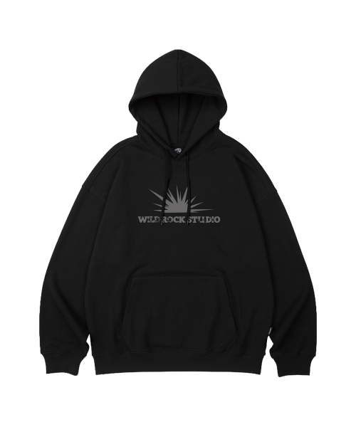 WILDROCK(ワイルドロック)の「サンバーストオーバーサイズフード_8COL(パーカー・メンズ・ブラック/チャコール/ベージュ/ダークグレー/ネイビー/バーガンディー/ブルー/アイボリー・SMALL/MEDIUM/LARGE)」の14枚目の写真