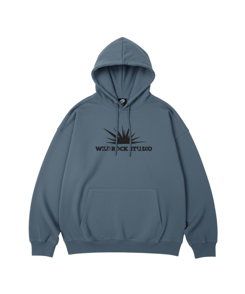 WILDROCK(ワイルドロック)の「サンバーストオーバーサイズフード_8COL(パーカー・メンズ・ブラック/チャコール/ベージュ/ダークグレー/ネイビー/バーガンディー/ブルー/アイボリー・SMALL/MEDIUM/LARGE)」の15枚目の写真