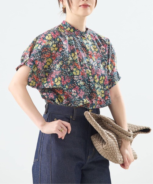 journal standard L'essage(ジャーナルスタンダードレサージュ)の「DEVEAUX/ドットタックスリーブシャツ(シャツ/ブラウス・レディース・ブラック系その他/グリーン系その他/レッド・FREE)」の3枚目の写真