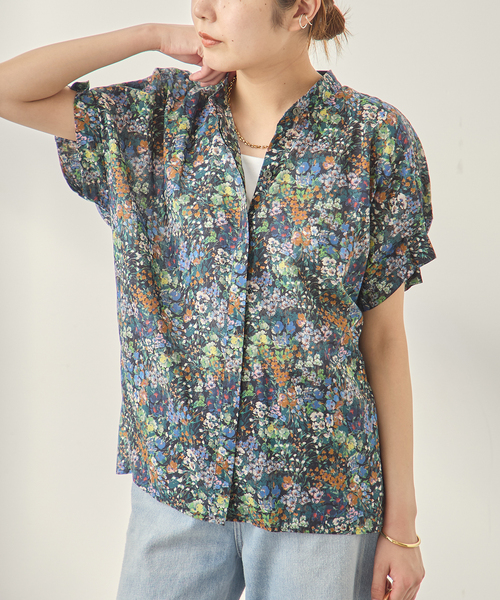 journal standard L'essage(ジャーナルスタンダードレサージュ)の「DEVEAUX/ドットタックスリーブシャツ(シャツ/ブラウス・レディース・ブラック系その他/グリーン系その他/レッド・FREE)」の19枚目の写真