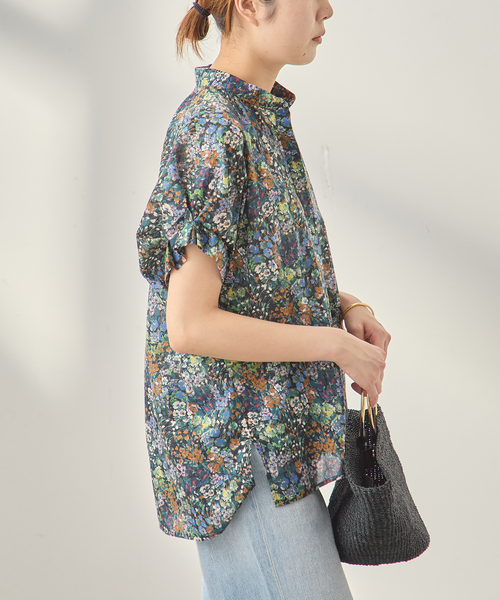 journal standard L'essage(ジャーナルスタンダードレサージュ)の「DEVEAUX/ドットタックスリーブシャツ(シャツ/ブラウス・レディース・ブラック系その他/グリーン系その他/レッド・FREE)」の20枚目の写真
