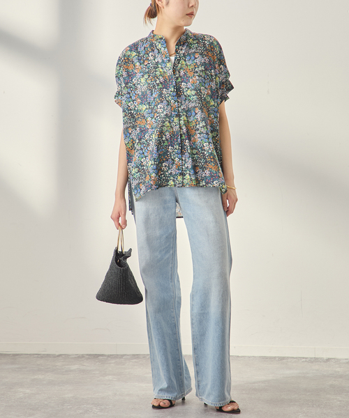 journal standard L'essage(ジャーナルスタンダードレサージュ)の「DEVEAUX/ドットタックスリーブシャツ(シャツ/ブラウス・レディース・ブラック系その他/グリーン系その他/レッド・FREE)」の22枚目の写真