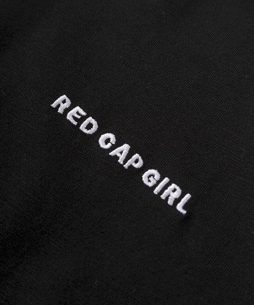Red Cap Girl(レッドキャプガール)の「【70】【RCG/レッドキャップガール】クール&ドライ バックプリント クルーネック スウェット Tシャツ/ワンポイント刺繍/接触冷感/速乾/ユニセックス/レディース/メンズ(Tシャツ/カットソー・レディース・ブラウン/ブラック/アイボリー・L/M)」の12枚目の写真