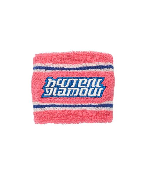 HYSTERIC GLAMOUR(ヒステリックグラマー)の「FAST LOGO刺繍 リストバンド(その他・レディース・ピンク/ブラック/イエロー・FREE)」の3枚目の写真
