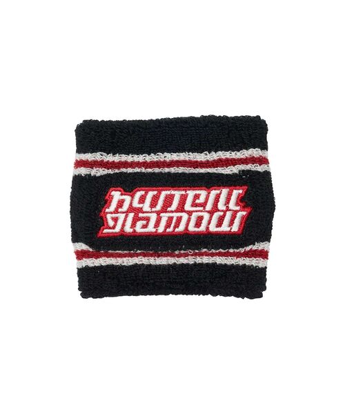 HYSTERIC GLAMOUR(ヒステリックグラマー)の「FAST LOGO刺繍 リストバンド(その他・レディース・ピンク/ブラック/イエロー・FREE)」の2枚目の写真