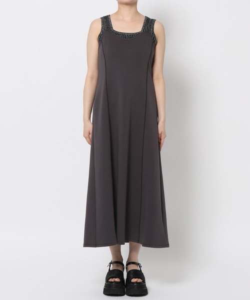 HARE（ハレ）の「2Pビスチェレイヤーキャミワンピース(HARE)（ワンピース・レディース・グレー/ブラック・FREE）」の14枚目の写真