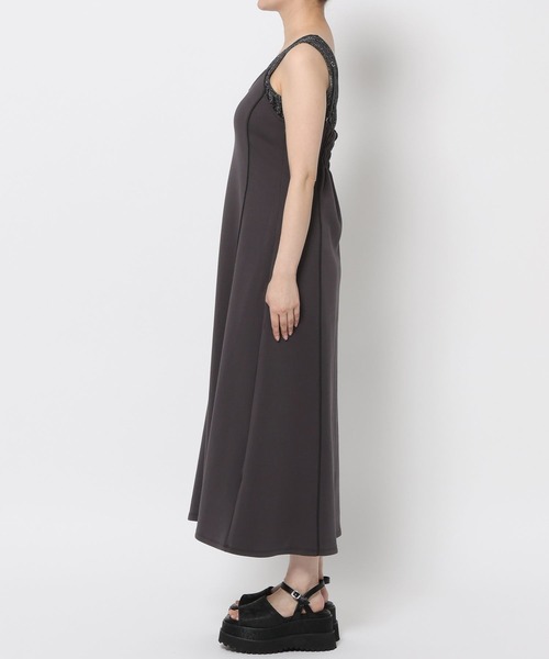 HARE（ハレ）の「2Pビスチェレイヤーキャミワンピース(HARE)（ワンピース・レディース・グレー/ブラック・FREE）」の15枚目の写真