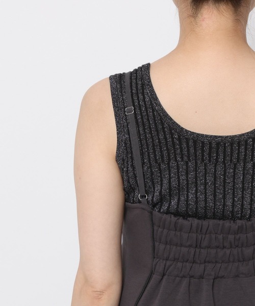 HARE（ハレ）の「2Pビスチェレイヤーキャミワンピース(HARE)（ワンピース・レディース・グレー/ブラック・FREE）」の17枚目の写真