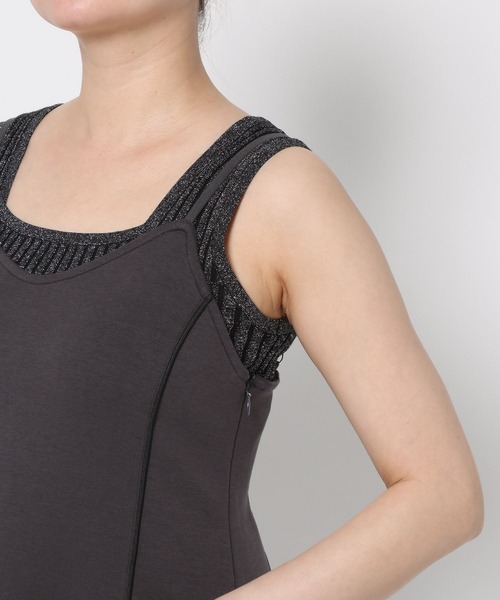 HARE（ハレ）の「2Pビスチェレイヤーキャミワンピース(HARE)（ワンピース・レディース・グレー/ブラック・FREE）」の19枚目の写真