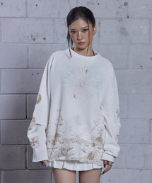 DAUSPICE（ディーオスピス）の「(DUC) BB Graphic Waffle Oversized Long-Sleeve Ivory（Tシャツ/カットソー）」