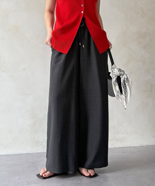 DouDou(ドゥドゥ)の「【WEB限定】タンブラーブッチャーイージーパンツ(その他パンツ・レディース・ライトグレー/ピンク/ブラウン/グレー・FREE)」の3枚目の写真