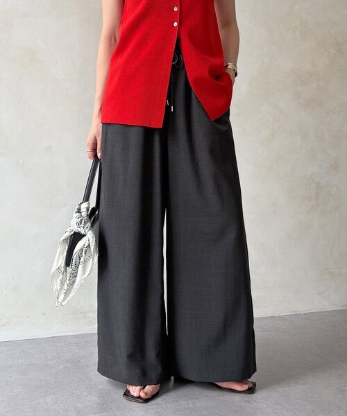 DouDou(ドゥドゥ)の「【WEB限定】タンブラーブッチャーイージーパンツ(その他パンツ・レディース・ライトグレー/ピンク/ブラウン/グレー・FREE)」の10枚目の写真