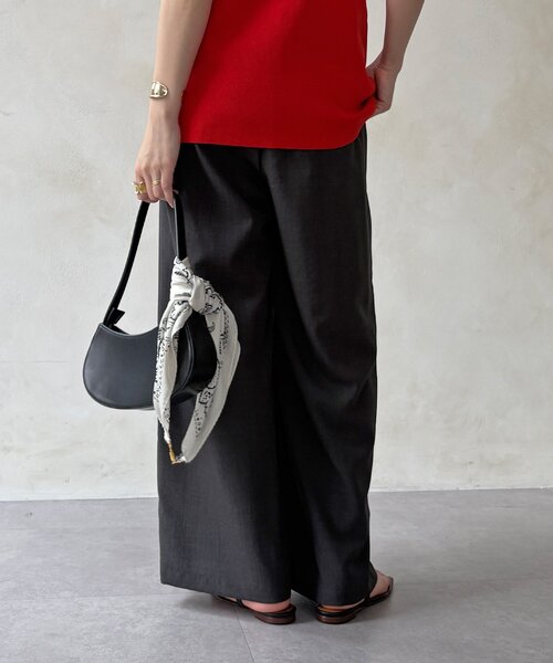 DouDou(ドゥドゥ)の「【WEB限定】タンブラーブッチャーイージーパンツ(その他パンツ・レディース・ライトグレー/ピンク/ブラウン/グレー・FREE)」の13枚目の写真