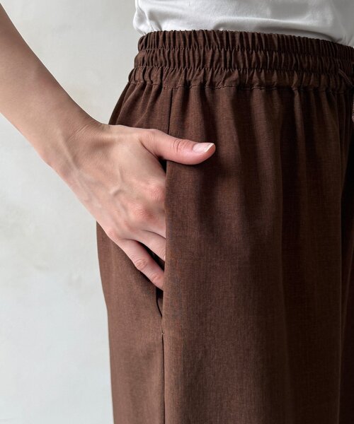 DouDou（ドゥドゥ）の「【WEB限定】タンブラーブッチャーイージーパンツ（その他パンツ・レディース・ライトグレー/ピンク/ブラウン/グレー・FREE）」の20枚目の写真