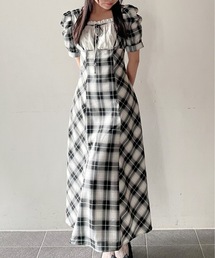 abc une face（アーベーセーアンフェイス）の「レイヤードロングワンピース（ワンピース）」