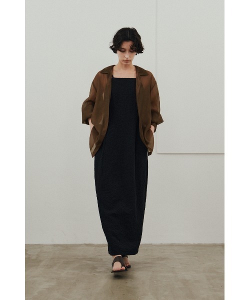 STYLEMIXER（スタイルミキサー）の「バックオープンナローキャミドレス（ワンピース・レディース・アイボリー/ブラック/ブラウン・SMALL/MEDIUM）」の15枚目の写真