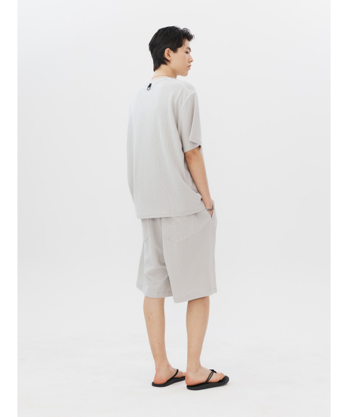 JAMIE WEST(ジェイミーウエスト)の「ゴードンワッフルアップリケショーツ(グレー)(その他パンツ・レディース・その他・MEDIUM/LARGE/X-LARGE)」の4枚目の写真