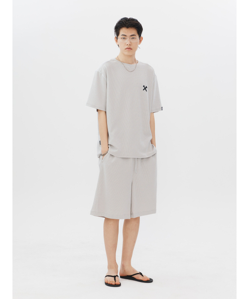 JAMIE WEST(ジェイミーウエスト)の「ゴードンワッフルアップリケショーツ(グレー)(その他パンツ・レディース・その他・MEDIUM/LARGE/X-LARGE)」の5枚目の写真