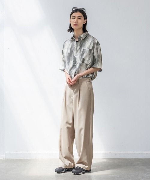 LAKOLE（ラコレ）の「楊柳ジャガードトラウザー /648306（その他パンツ・メンズ・ブラック/テラコッタ/グレイッシュベージュ/カーキ・MEDIUM/LARGE）」の15枚目の写真