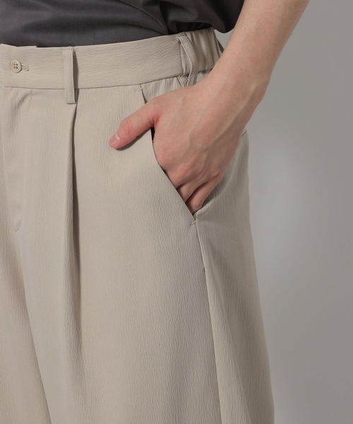 LAKOLE（ラコレ）の「楊柳ジャガードトラウザー /648306（その他パンツ・メンズ・ブラック/テラコッタ/グレイッシュベージュ/カーキ・MEDIUM/LARGE）」の5枚目の写真